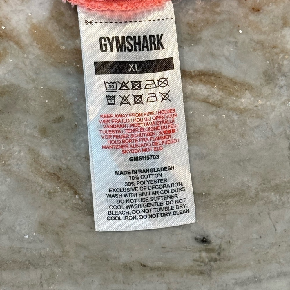 Men’s GYMSHARK Lift Shorts- 7in. Coral- Size XL - Picture 5 of 5